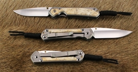 Small Sebanza 31 Inlay Box Elder Drop Point